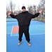 Костюм Oversize утепленный чёрный